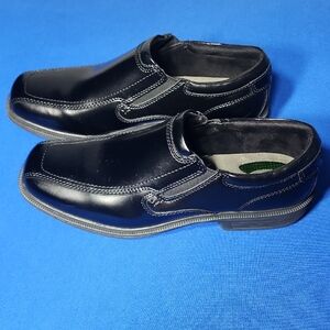 Nunn Bush Black Slip-On Loafers